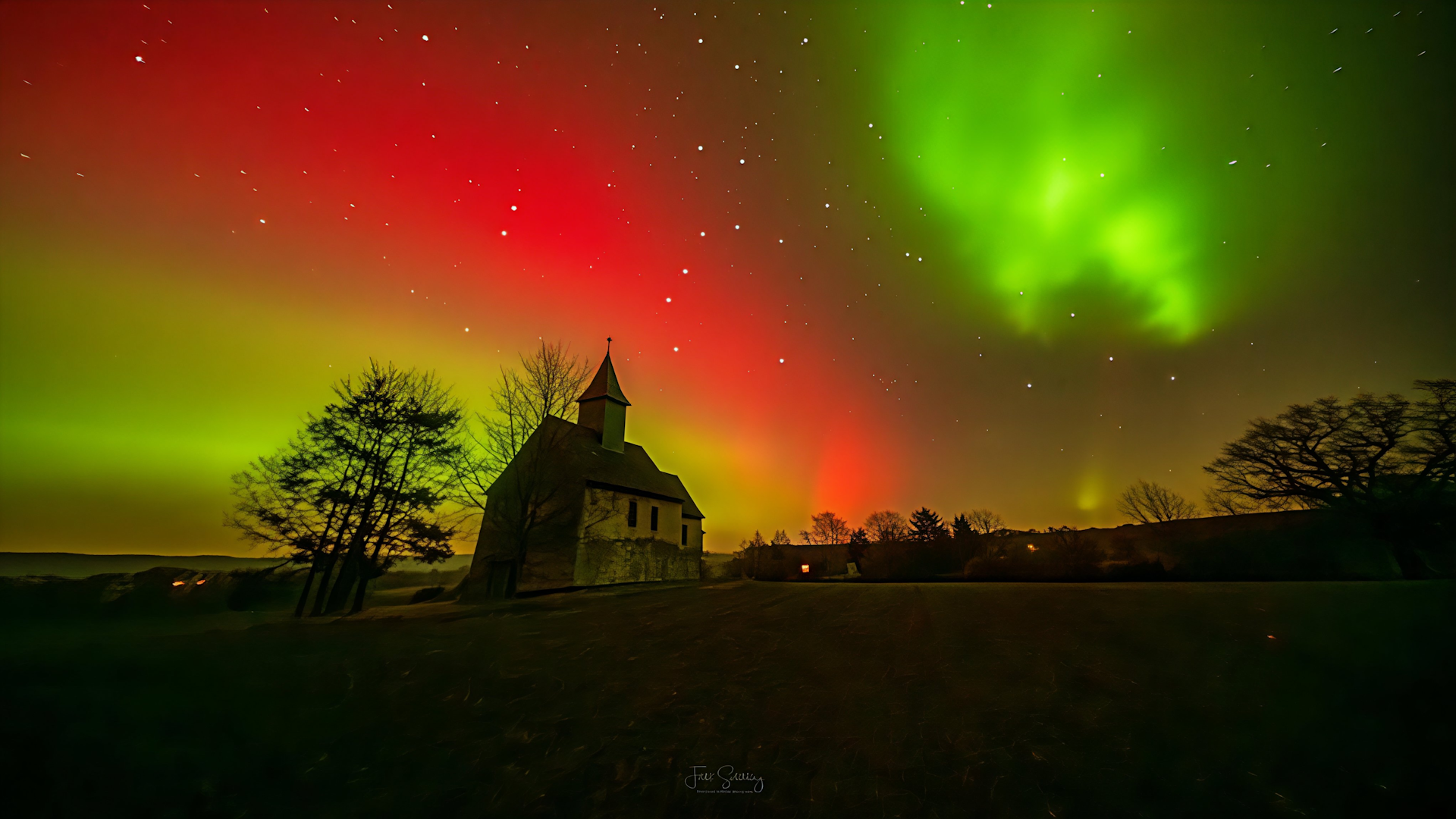 Kapelle-Krobitz Polar Lichter